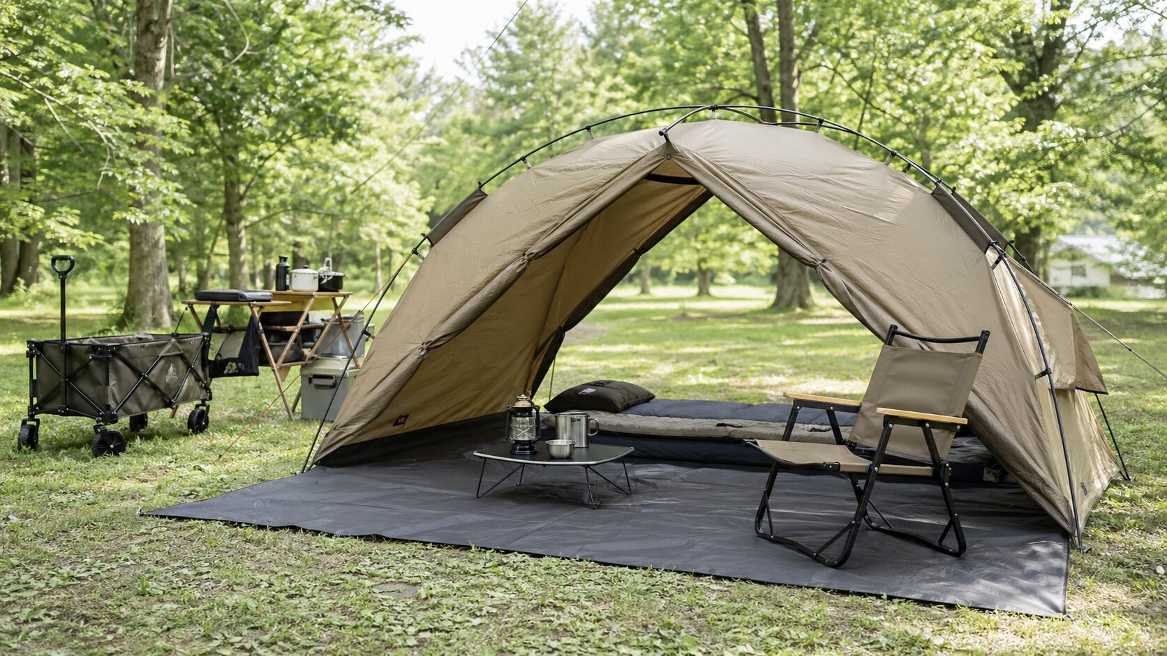 テントグランドシート代用の考え方