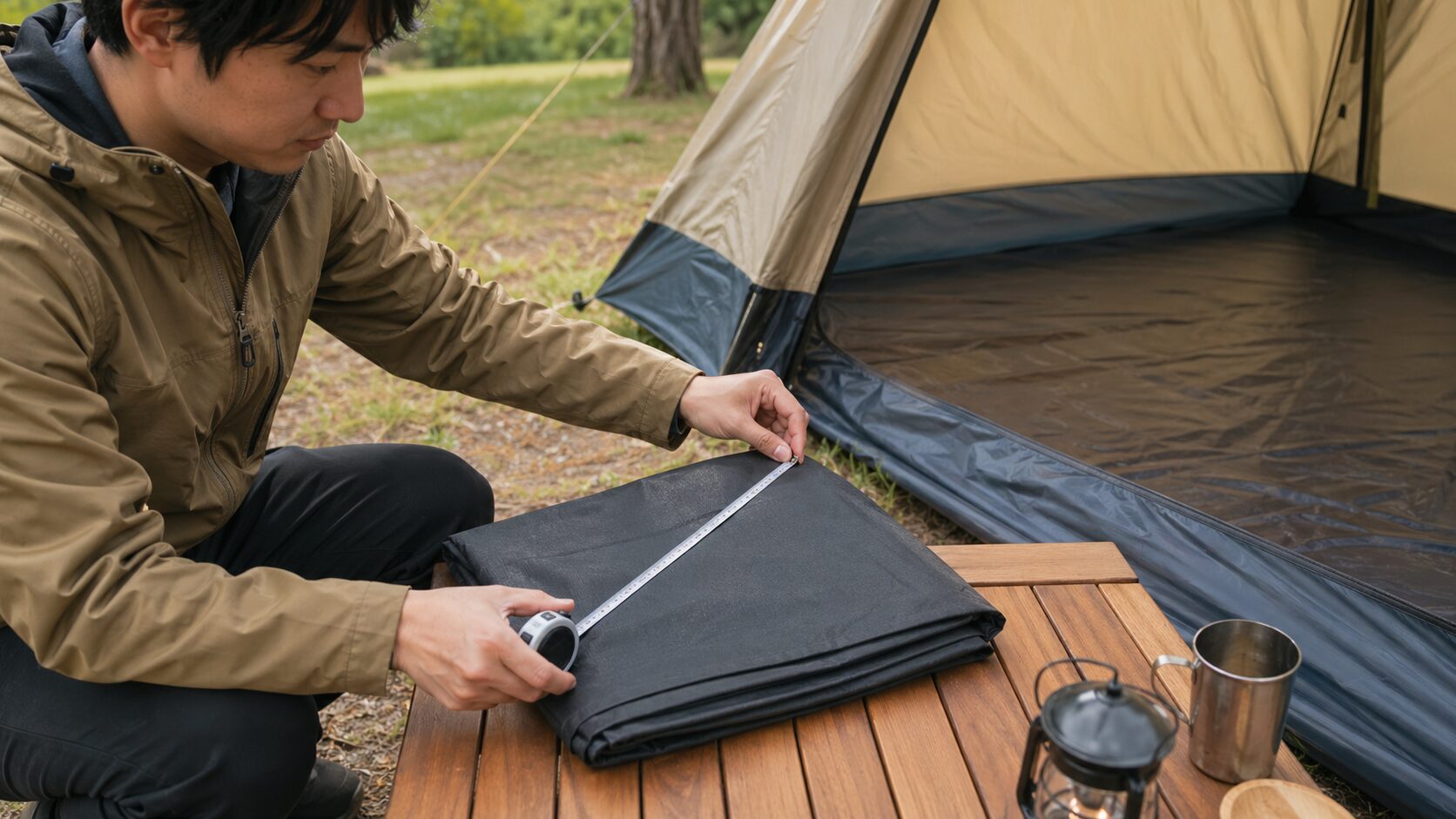 テントグランドシートサイズの実践